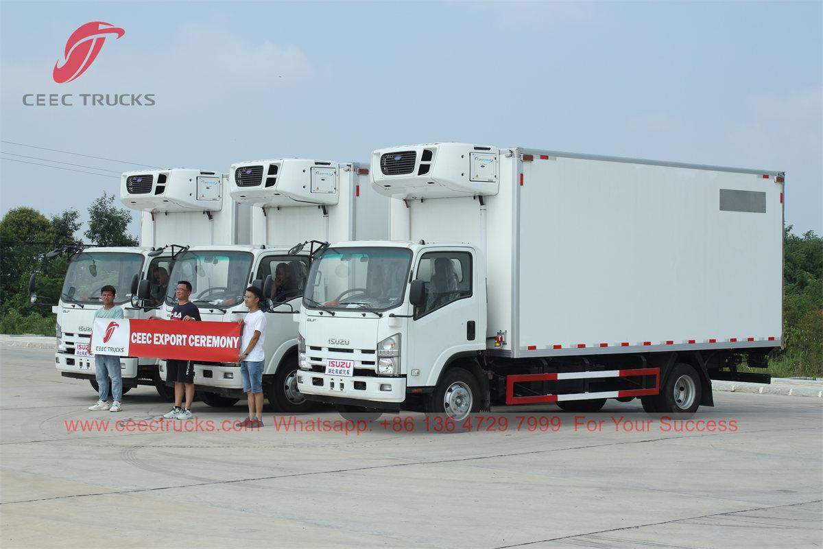 Se exportaron 3 unidades de furgonetas refrigeradas ISUZU al Sudeste Asiático