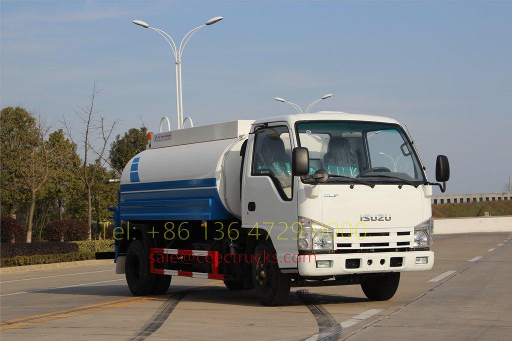 Exportación de camión cisterna de agua ISUZU 100 P de 5 unidades al sur de Asia